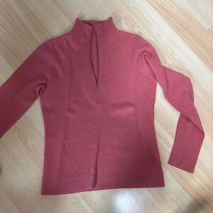 Peachy zippered sweater